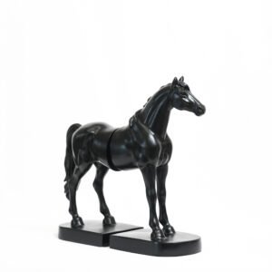Stylized Horse Silhouette Statue – Modern Minimalist Decor