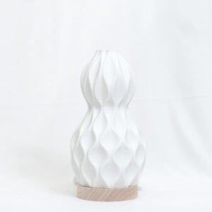 Organic Wavy Gourd-Shaped Table Lamp | Modern Sculptural Ambient Light