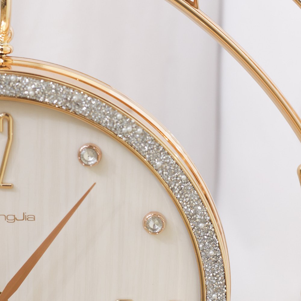 Ivory Dial Double-Sided Station Wall Clock with Regal Stag Crown | Classic Dual-Face Hanging Clock for Living Room, Hallway & Office - Image 3