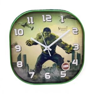 Hulk Cartoon Wall Clock