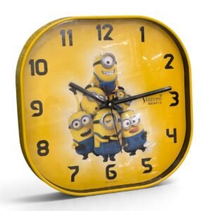 Minions Yellow Cartoon Wall Clock